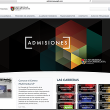 ADMISIONES UP. Un progetto di Web design di Juan Pablo Calderón Preciado - 18.07.2012