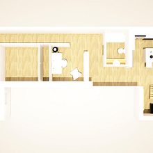 Vivienda Estudio . 3D, Arhitectură, Design și Design interior de Sara Ribera - 10.24.2015