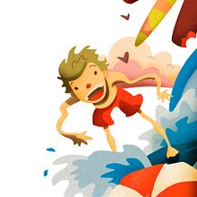 Ilustración exprés con Illustrator y Photoshop. Traditional illustration project by Cristina Pérez - 10.25.2015
