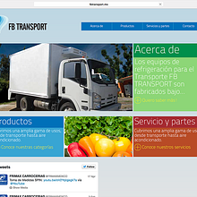 FB TRANSPORT: SITIO WEB. Un progetto di Web development di Juan Pablo Calderón Preciado - 25.07.2012