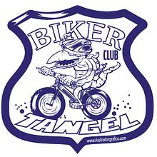 Tangel (Logo Biker Club ). Traditional illustration project by jose ramón puerto urios - 10.25.2015