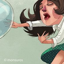 Mentes evasivas. Traditional illustration project by Montse Casas Surós - 10.25.2015