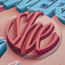 She's Powerful. Design, Traditional illustration, T, and pograph project by Joan Quirós - 10.25.2015