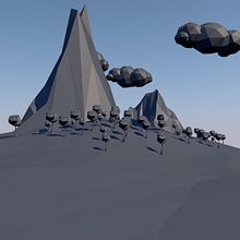 Proyecto lowpoly en cinema 4D. Un proyecto de 3D y Diseño de Adriàn Zahino Luque - 19.06.2015