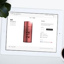 Carolina Herrera . Desain Web proyek oleh Ana Ascorbe - 11.16.2012