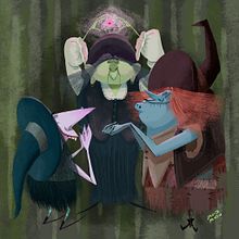 Graeae. Een project van Ontwerp van personages y Traditionele illustratie van David Pavón Benítez - 25.10.2015