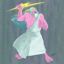 Zeus. Een project van Ontwerp van personages y Traditionele illustratie van David Pavón Benítez - 25.10.2015