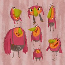 Fuzzy Lumpkins. Een project van Ontwerp van personages y Traditionele illustratie van David Pavón Benítez - 25.10.2015