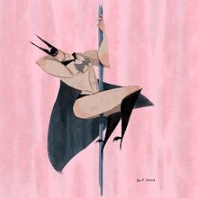 Estupido y sensual Batman. Een project van Ontwerp van personages y Traditionele illustratie van David Pavón Benítez - 25.10.2015