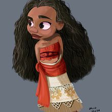 Moana. Een project van Ontwerp van personages y Traditionele illustratie van David Pavón Benítez - 25.10.2015