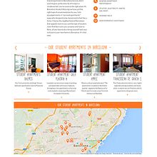 Barcelona Student Housing. Web Design project by La Teva Web Diseño Web - 10.26.2015