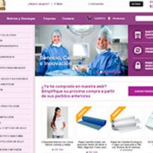 DH Material Médico. Web Design project by La Teva Web Diseño Web - 10.26.2015