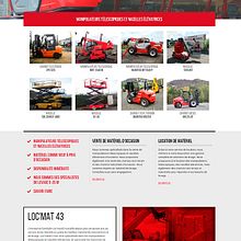 LOC'MAT43. Web Design project by La Teva Web Diseño Web - 10.26.2015