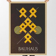 Cartel tipo Bauhaus. Proyecto deconstrucción de un cartel animado. De más a menos.. Graphic Design project by Uri - 10.28.2015