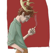 I love your horns. Un projet de Beaux Arts, Conception de personnages et Illustration traditionnelle de Patricia Fernández Ruibal - 28.10.2015