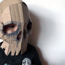 Mascaras de cartón. Design project by Elvira Rojas - 10.29.2015