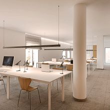 Oficina. Un proyecto de Arquitectura, Arquitectura interior, Diseño, Diseño de iluminación, Diseño de interiores y Fotografía de Om Ar - 01.11.2015