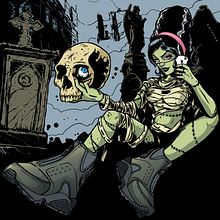 Ilustraciones de Halloween para Sivasdescalzo. Character Design, and Traditional illustration project by Marcos Cabrera - 10.30.2015