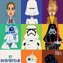 The Force Awakens. Character Design, and Traditional illustration project by Olivier Fritsch - 11.03.2015
