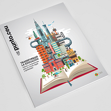 Punto.ceu Magazine COVER 32. Traditional illustration project by Ricardo Polo López - 11.03.2015