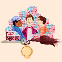 the Grand Hotel Budapest Ein Projekt aus dem Bereich Grafikdesign und Traditionelle Illustration von Laura Vivancos Gómez - 15.02.2015
