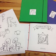 Llibres de Sant Jordi. Un proyecto de Ilustración tradicional de Lourdes Martinez - 04.11.2015