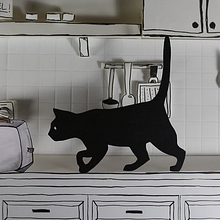 El Gato Negro y la tostadora. Un progetto di Animazione, Direzione artistica e Belle arti di ana vilar - 07.11.2015