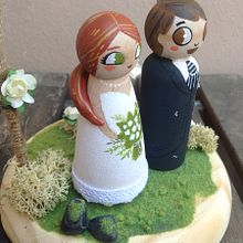 Cake toppers. Fine Arts project by Lydia Sánchez Marco - 11.08.2015