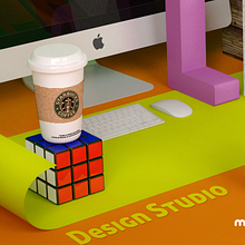 Mi Proyecto del curso Dirección de Arte con Cinema 4D. Un proyecto de 3D, Dirección de arte y Diseño gráfico de Miguel Valera - 09.11.2015