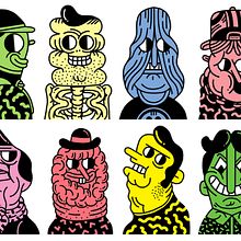 MURAL ARENAS MOVEDIZAS (GIJÓN).. Un progetto di Fumetto, Character design, Illustrazione tradizionale e Pittura di Juan Díaz-Faes - 10.11.2015