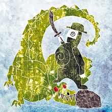 Libro-teatrillo de papel. Ubú Rey.. Un proyecto de Diseño editorial e Ilustración tradicional de Marta Vivanco Otero - 10.11.2017
