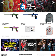Maquetado de sitio web - Overdose Paintball Store Ein Projekt aus dem Bereich Design und Webdesign von Agustín Mujica - 10.11.2015