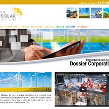 Web Prosolar Mexico. Un proyecto de Diseño Web de ENRIQUE LOBATO GIL - 11.11.2015
