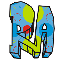 LOGOTIPO PARA UNA EMPRESA DE DISEÑO GRAFICO LLAMADA RAJHORI. Un proyecto de 3D de Richy Sosa - 11.11.2015
