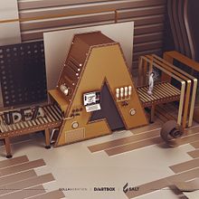 Adobe Collaboration. 3D, Animation, and Art Direction project by Santiago Landaburú - 11.13.2015
