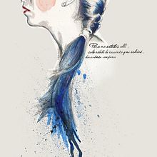 "Pero tu no estabas allí, solo estaba tu recuerdo y mi soledad haciéndose compañía" Ein Projekt aus dem Bereich Bildende Künste und Traditionelle Illustration von Mentiradeloro Esther Cuesta - 13.11.2015