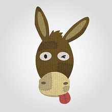 #diseño para @elburrin_cosines #logo #vectorial #burro. Design, and Traditional illustration project by Javi Rodríguez - 11.16.2015