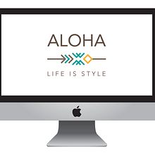 Logotipo Aloha. Br, ing, Identit, and Graphic Design project by Asier Pérez Subijana - 04.30.2015