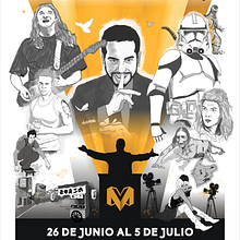 PROPUESTA PARA "METROPOLI 2015" (No seleccionada).. Un progetto di Graphic design e Illustrazione tradizionale di Héctor del Campo Rodríguez - 17.11.2015