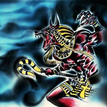 Anubis photoshop. Traditional illustration project by Marina Martín Hacar - 11.17.2015