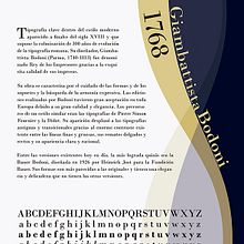 Cartel tipográfico Bodoni. Projekt z dziedziny Design, Grafika ed, torska, Pisanie, Trad, c, jna ilustracja, T i pografia użytkownika Oscar Aceves Gallardo - 14.11.2015