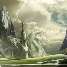 Mi primer Matte Painting!. Film, Video, TV, Collage, Design, Graphic Design, Photograph, Traditional illustration, L, scape Architecture, Painting, Photograph, Post-production, and Advertising project by Eva Ramon Vilà - 11.18.2015
