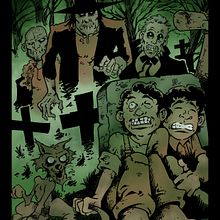 Tom Sawyer with zombies. Traditional illustration project by Alberto Peral Alcón - 11.18.2015