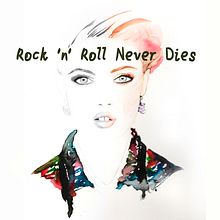 Rock ´n´Roll Never Dies (Aquarelle). Un progetto di Graphic design e Illustrazione tradizionale di Carla Villanueva - 18.11.2015