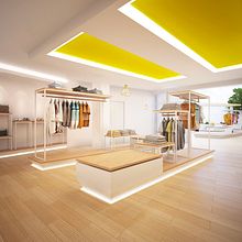 Limonero 33. Tienda de moda joven y complementos. Interior Design project by Elia Fernández Blanco - 11.18.2015