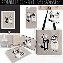 Il.lustracions per estampar a través de Redbubble Ein Projekt aus dem Bereich Design, Erweiterungsentwicklung und Traditionelle Illustration von redfox - 18.11.2015