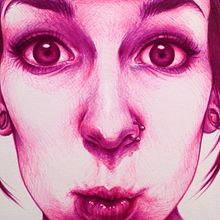 WeirdFaces (bolígrafo). Un progetto di Illustrazione tradizionale di Monica Esteo Ruiz - 19.11.2015
