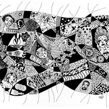 tinta china. Costume Design project by Maria Jose Debons - 11.20.2015