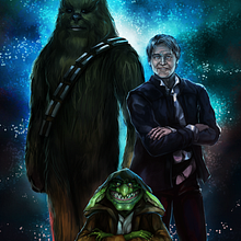Portada para la revista "Goblin Panzudo16". Un proyecto de Ilustración tradicional y Pintura de Desirée Navarro - 10.11.2015