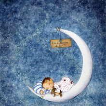 Soñando en la luna. Un proyecto de Consultoría creativa e Ilustración tradicional de Isabel Osma - 22.11.2015